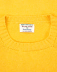 William Lockie x Frans Boone Inigo Baby Lambswool Crew Neck Zafferano