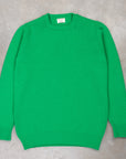 William Lockie x Frans Boone Inigo Baby Lambswool Crew Neck Green