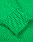 William Lockie x Frans Boone Inigo Baby Lambswool Crew Neck Green