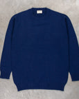 William Lockie x Frans Boone Inigo Baby Lambswool Crew Neck Inchiostro