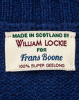 William Lockie x Frans Boone Inigo Baby Lambswool Crew Neck Inchiostro