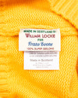 William Lockie x Frans Boone Inigo Baby Lambswool Roll Neck Zafferano