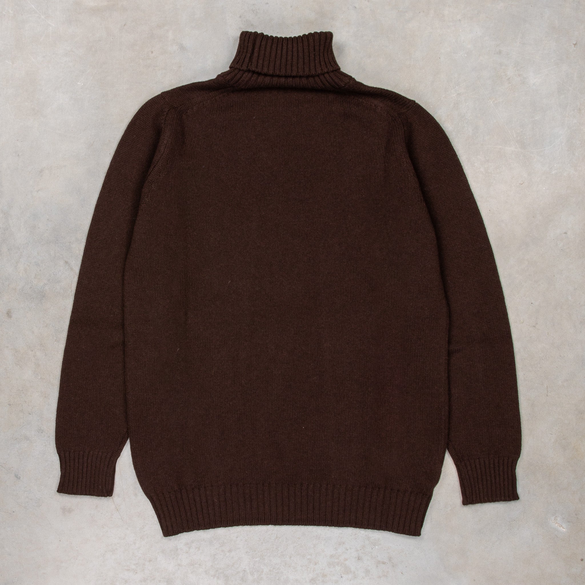 William Lockie x Frans Boone Inigo Baby Lambswool Roll Neck Caffe