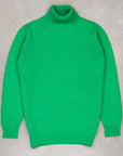 William Lockie x Frans Boone Inigo Baby Lambswool Roll Neck Green