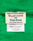 William Lockie x Frans Boone Inigo Baby Lambswool Roll Neck Green