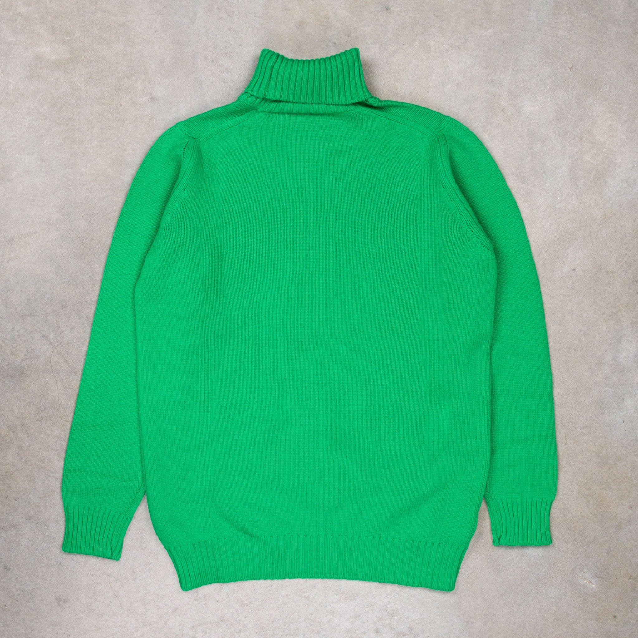 William Lockie x Frans Boone Inigo Baby Lambswool Roll Neck Green