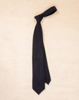 Finamore Anversa Tie Untipped Cashmere Navy