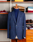 De Petrillo Posillipo Jacket Prince of Wales Navy