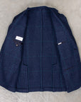 De Petrillo Posillipo Jacket Prince of Wales Navy