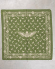 RRL Winged Logo Cotton Bandana Olive