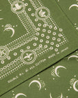 RRL Winged Logo Cotton Bandana Olive