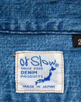 OrSlow Standard Button Down Denim Shirt Used Wash