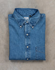 OrSlow Standard Button Down Denim Shirt Used Wash