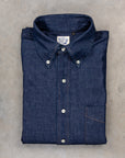 OrSlow Standard Button Down Denim Shirt One Wash