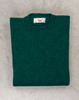 Laurence J. Smith Super Soft Seamless Crew Neck Pullover Forest