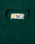 Laurence J. Smith Super Soft Seamless Crew Neck Pullover Forest