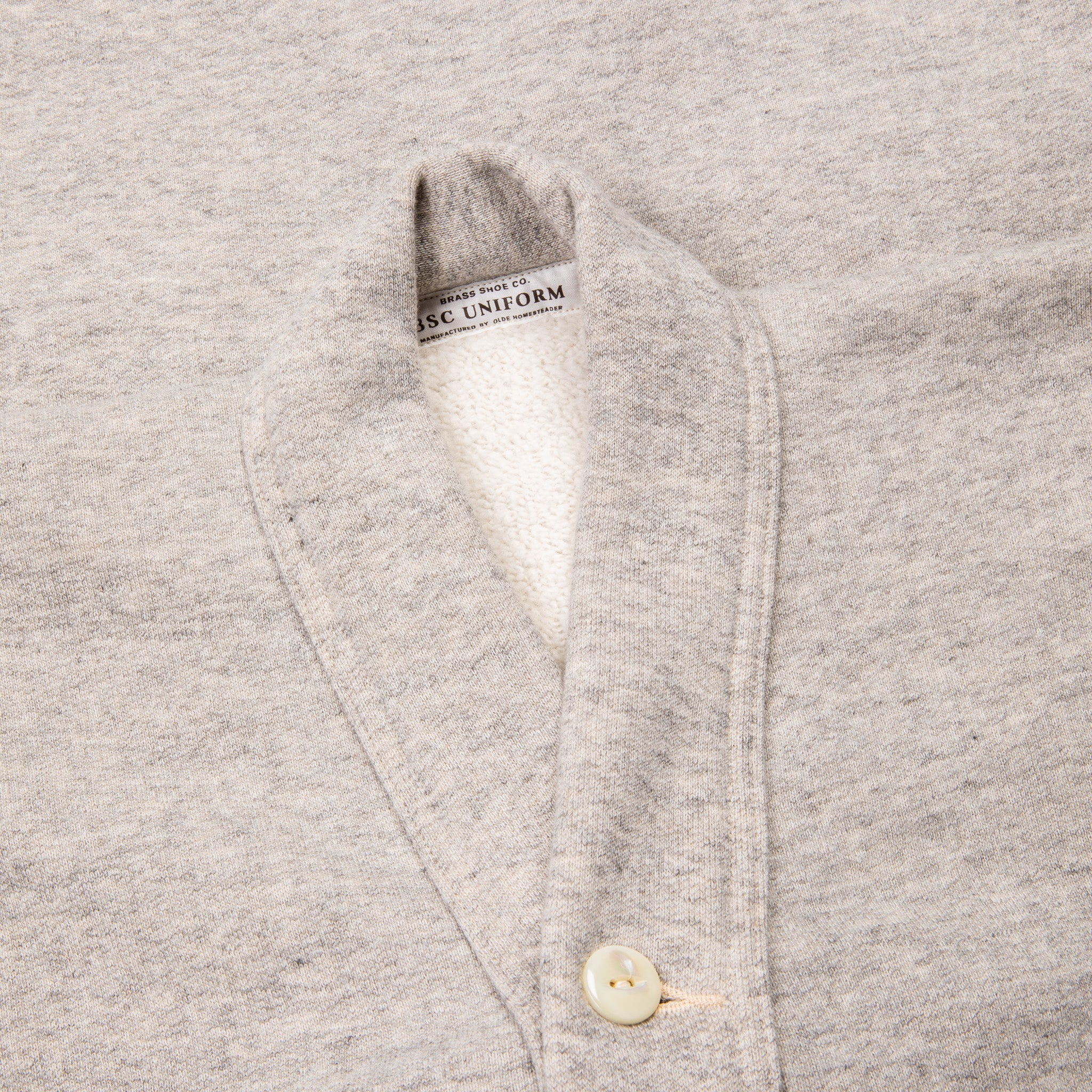 Olde Homesteader Extra Cotton Fleece Cardigan Top Grey – Frans