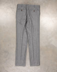 Rota Regular Fit High Rise Pants Lightweight Flannel Grigio Chiaro