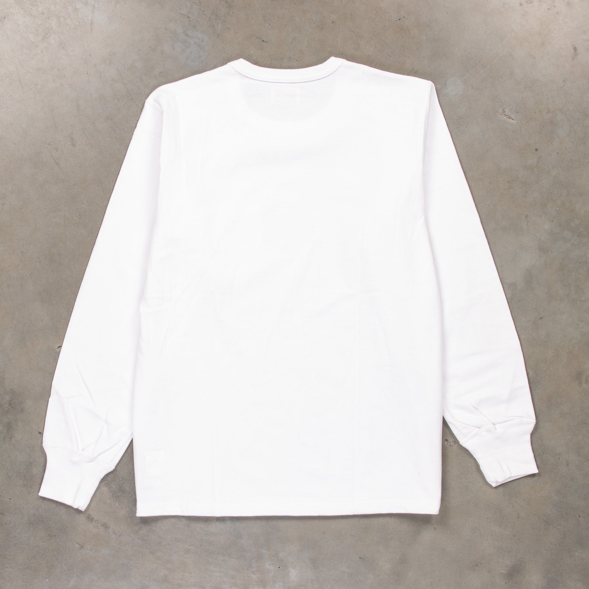 The Real McCoy&#39;s Pocket Tee L/S White