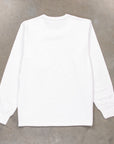 The Real McCoy's Pocket Tee L/S White