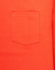 The Real McCoy's Pocket Tee L/S Scarlet