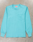 The Real McCoy's Pocket Tee L/S Teal