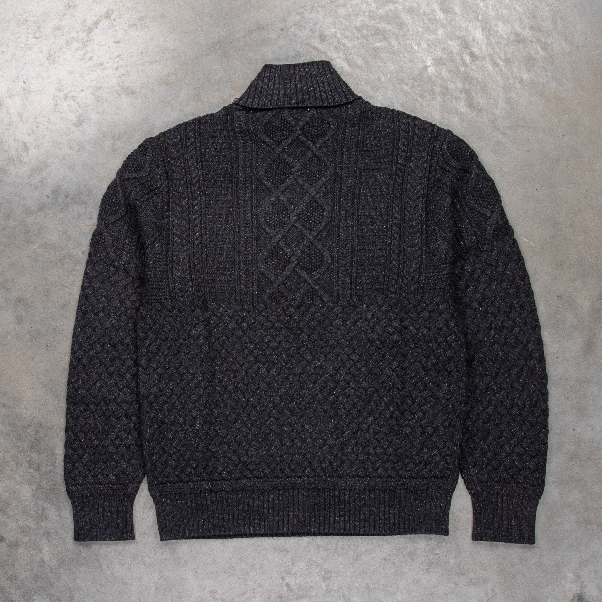 RRL Turtleneck Pullover Black Heather – Frans Boone Store