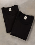 Real McCoy's 2 Pack Crew Neck Tee Black