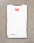 The Real McCoy's Pocket Tee L/S White