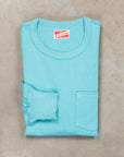 The Real McCoy's Pocket Tee L/S Teal