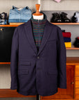 Engineered Garments Andover Jacket Dark Navy Wool Uniform Serge