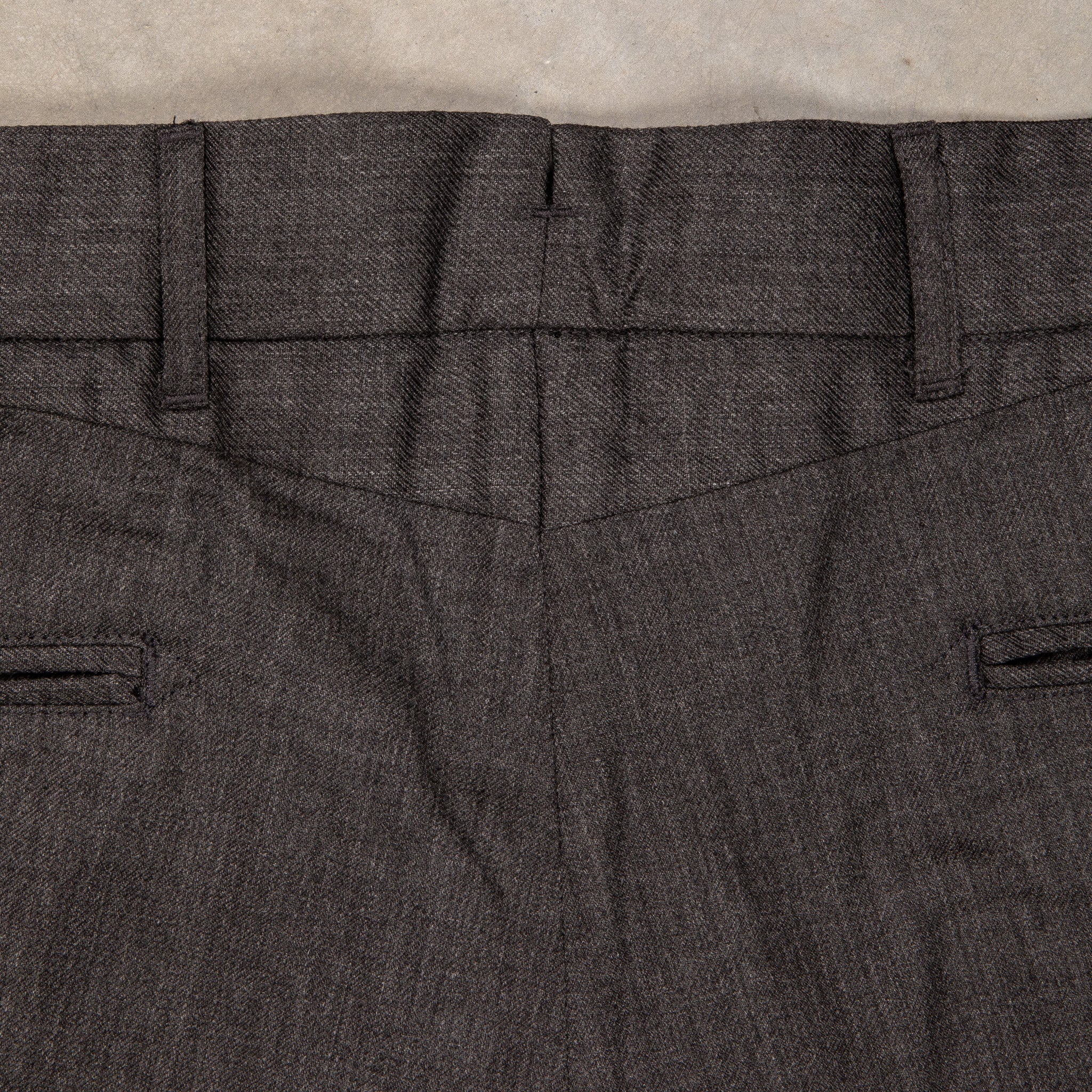 Engineered Garments Andover Pant Charcoal Worsted Wool Gabardine – Frans  Boone Store