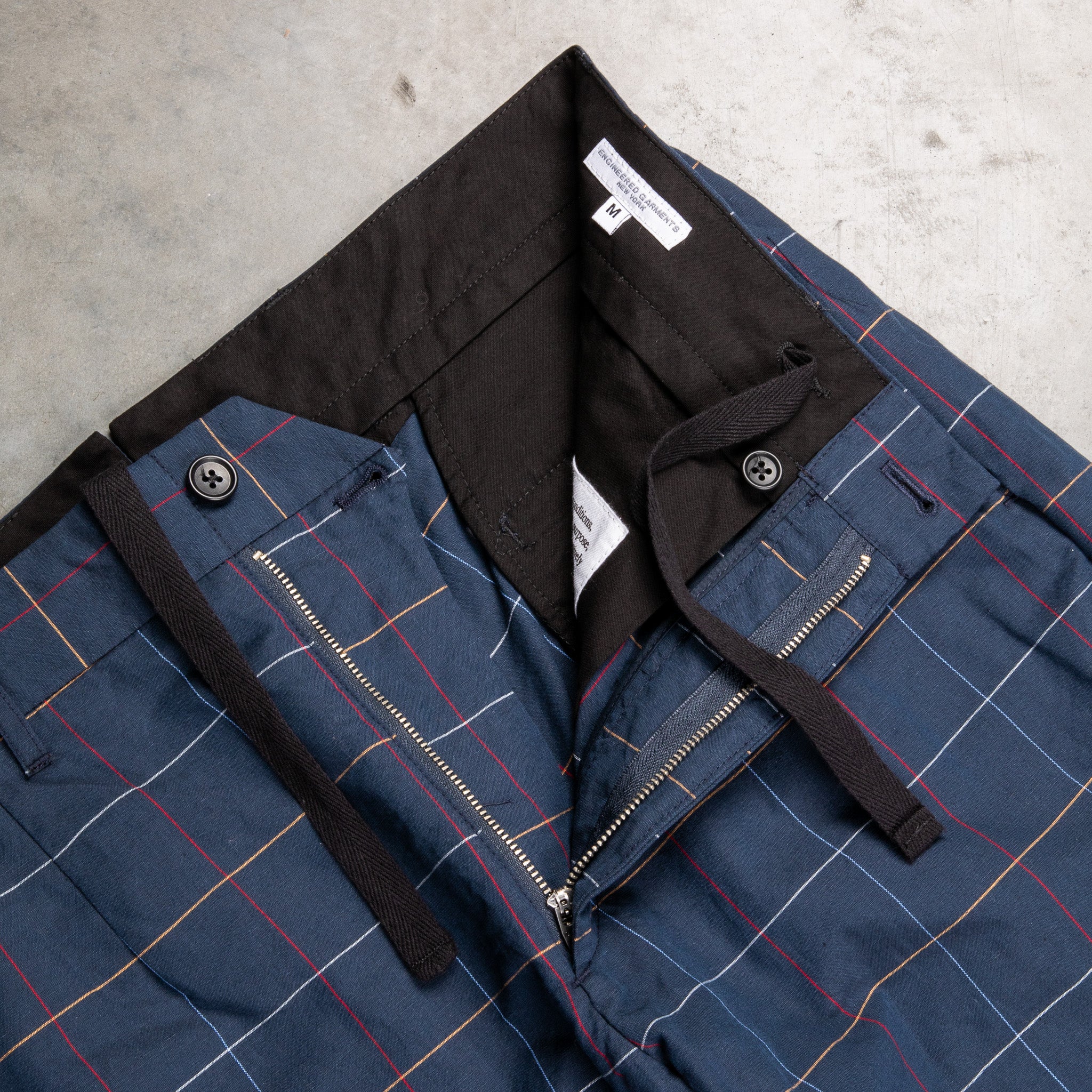 Engineered Garments Andover Pant Navy Windowpane – Frans Boone Store