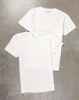 Velva Sheen 2 pack pocket tee 2 white