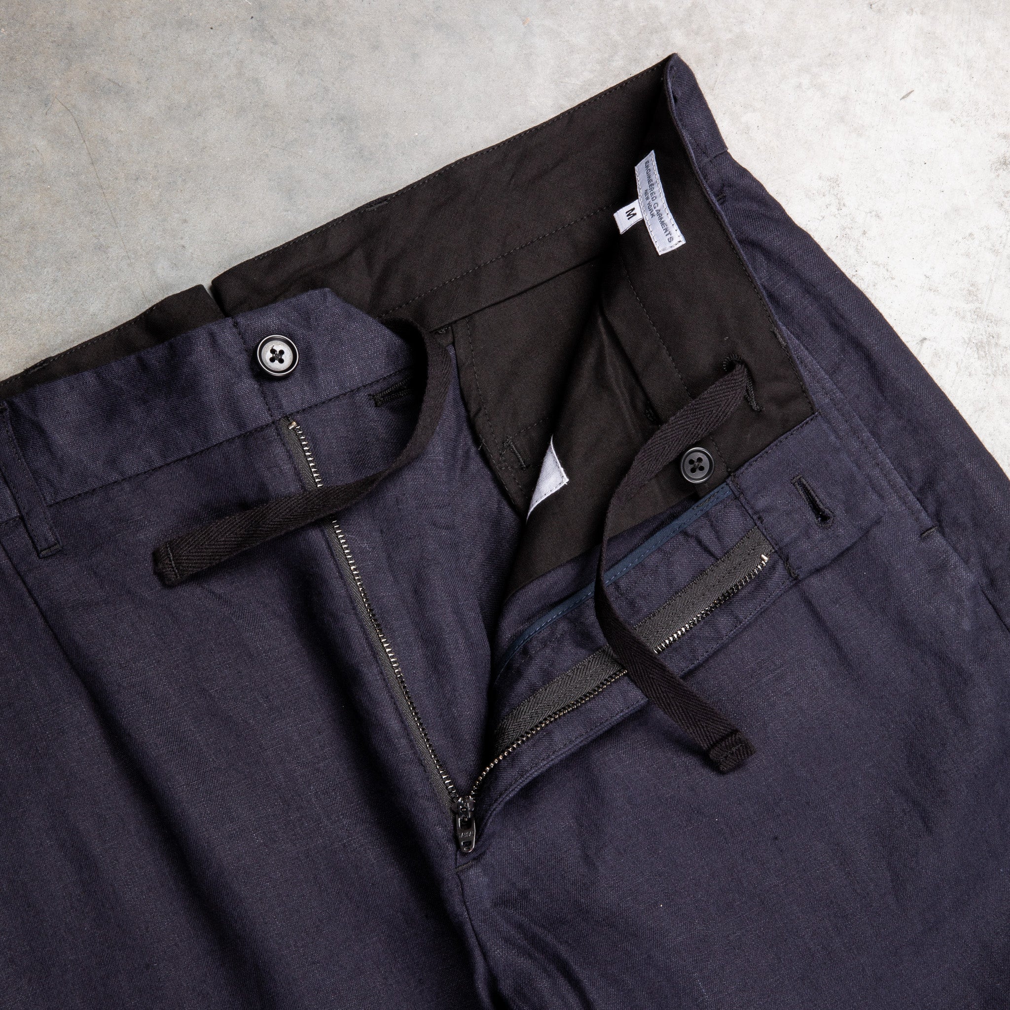 Engineered Garments Andover Pant Navy Linen Twill – Frans Boone Store