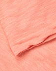 Velva Sheen Roll Tee in Peach