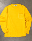 Velva Sheen Heavy oz Pïgment L/S Tee with pocket True Yellow