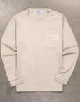 Velva Sheen Heavy oz Pïgment L/S Tee with pocket Grey