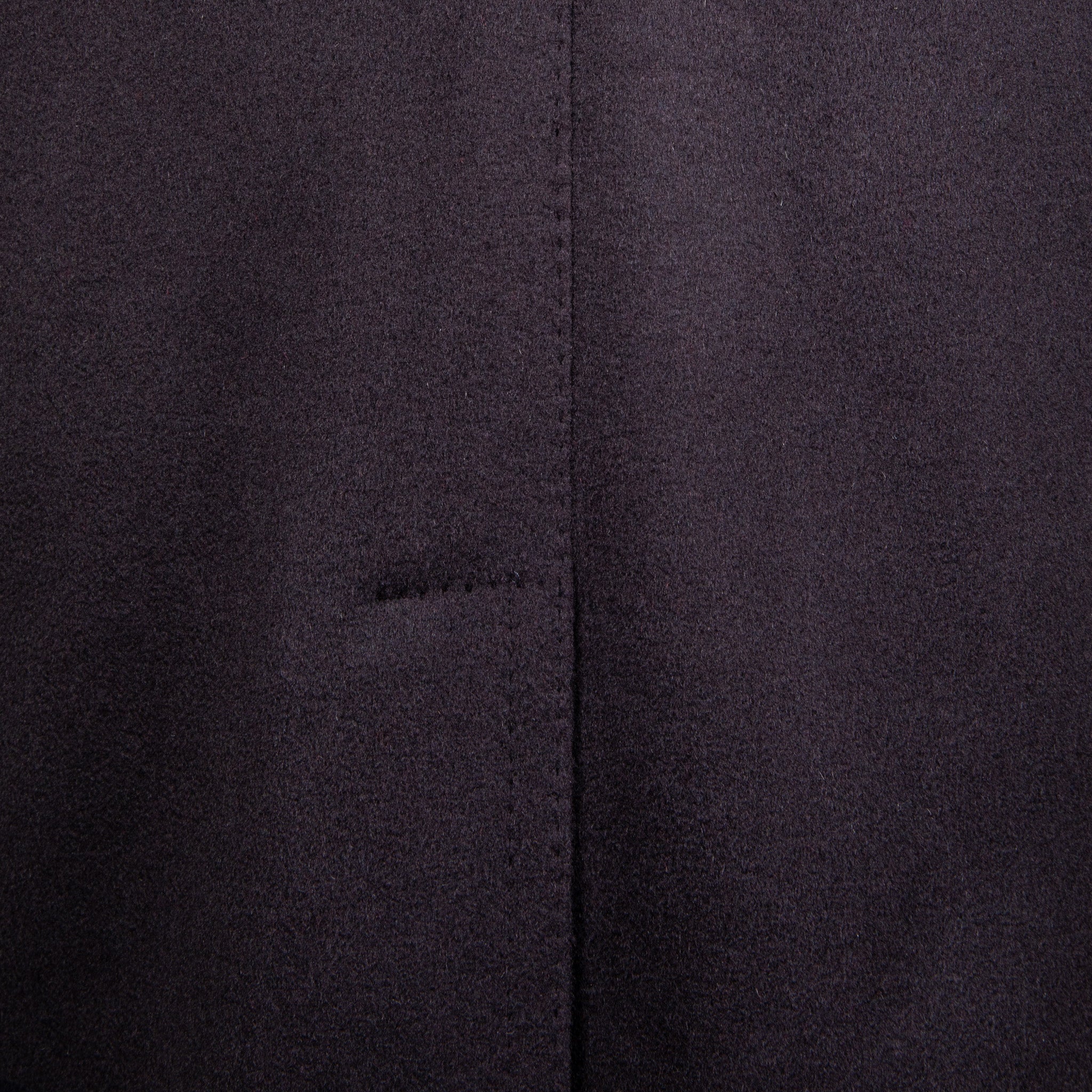 De Petrillo Cashmere Double Breasted Overcoat Navy per Frans Boone