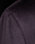 De Petrillo Cashmere Double Breasted Overcoat Navy per Frans Boone