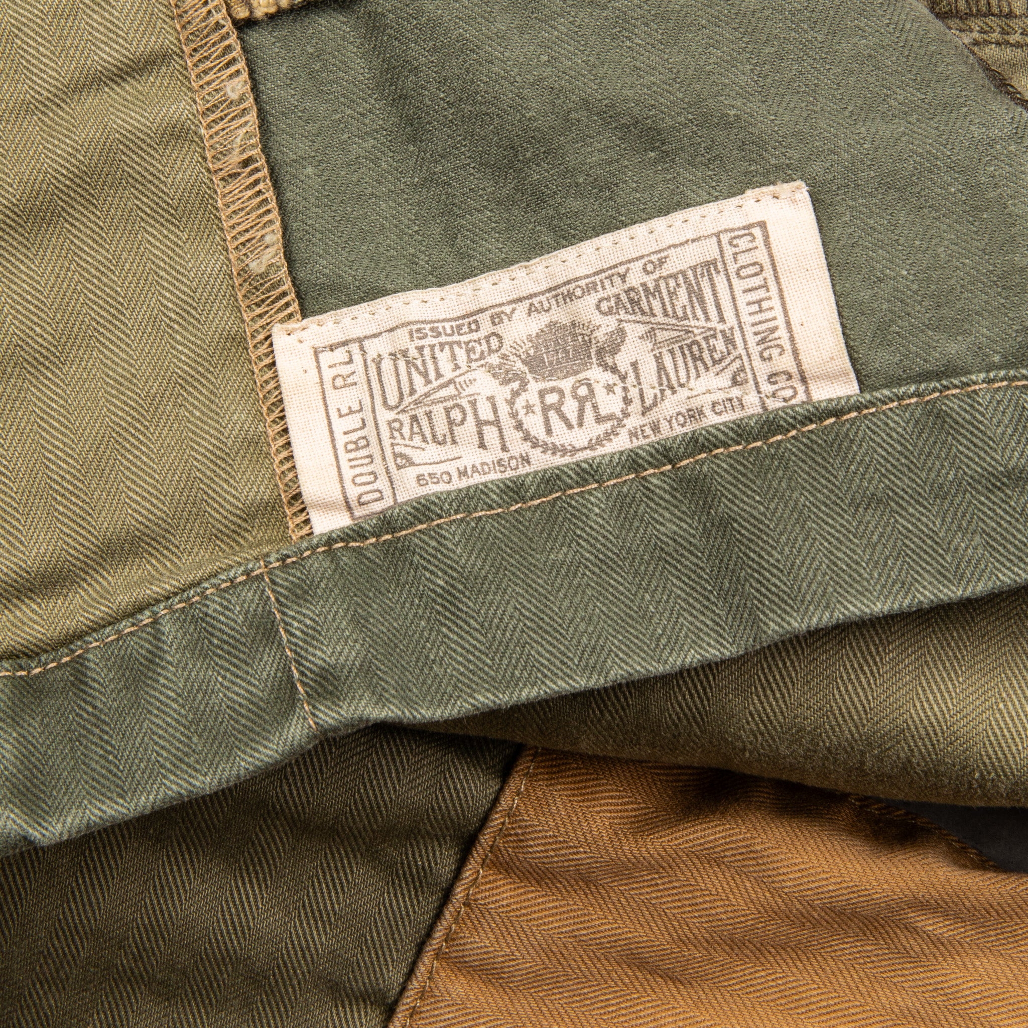 RRL Herringbone Twill Patchwork Infantry Shirt – Frans Boone Store