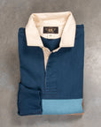 RRL Striped Jersey Rugby Shirt Indigo