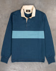 RRL Striped Jersey Rugby Shirt Indigo