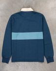 RRL Striped Jersey Rugby Shirt Indigo