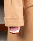 Cohérence Corb Melton Jersey overcoat camel