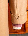 Cohérence Corb Melton Jersey overcoat camel