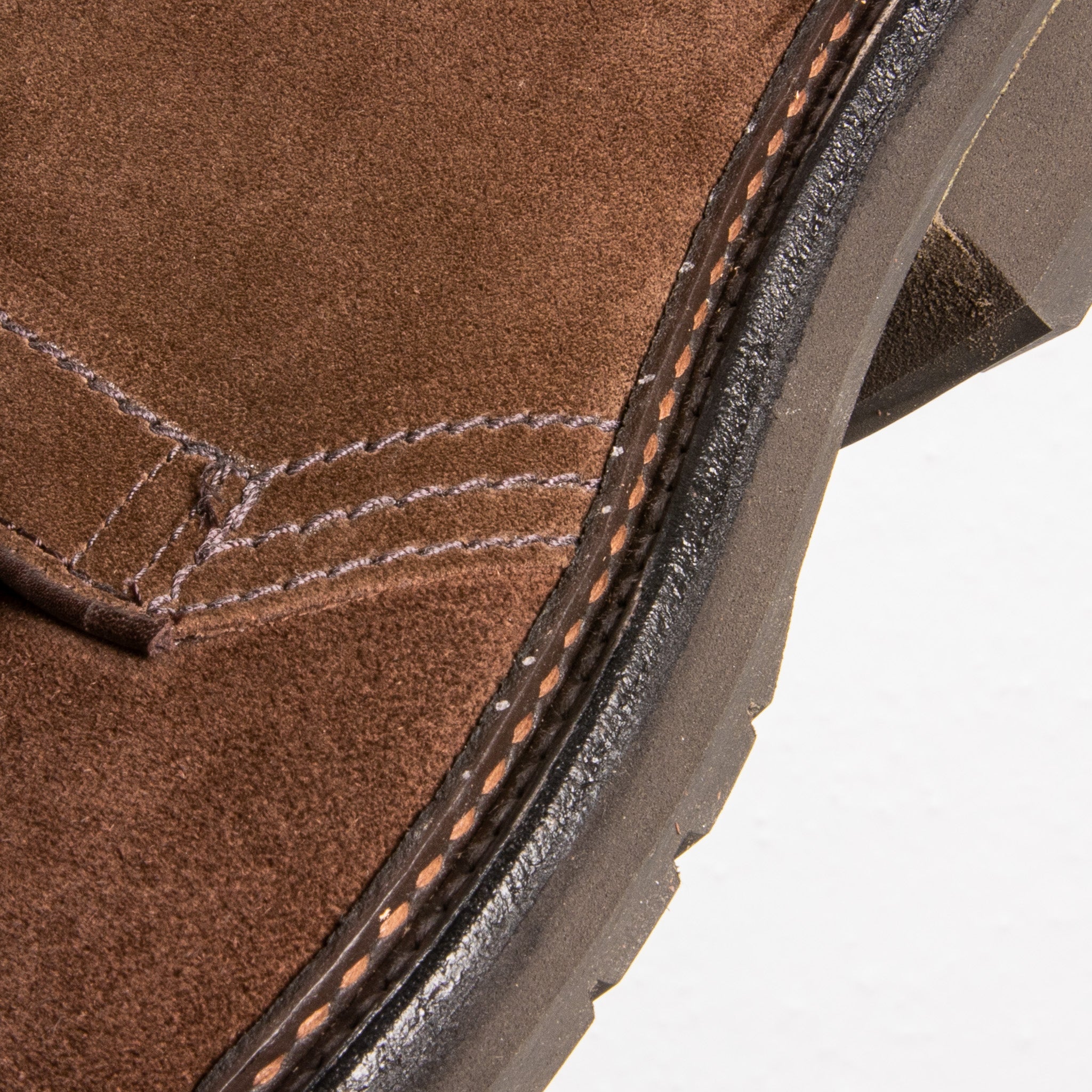 Alden dark brown suede chukka on rubber sole – Frans Boone Store