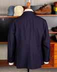 Engineered Garments DBL Peak Jacket Serge Wool Dark Navy