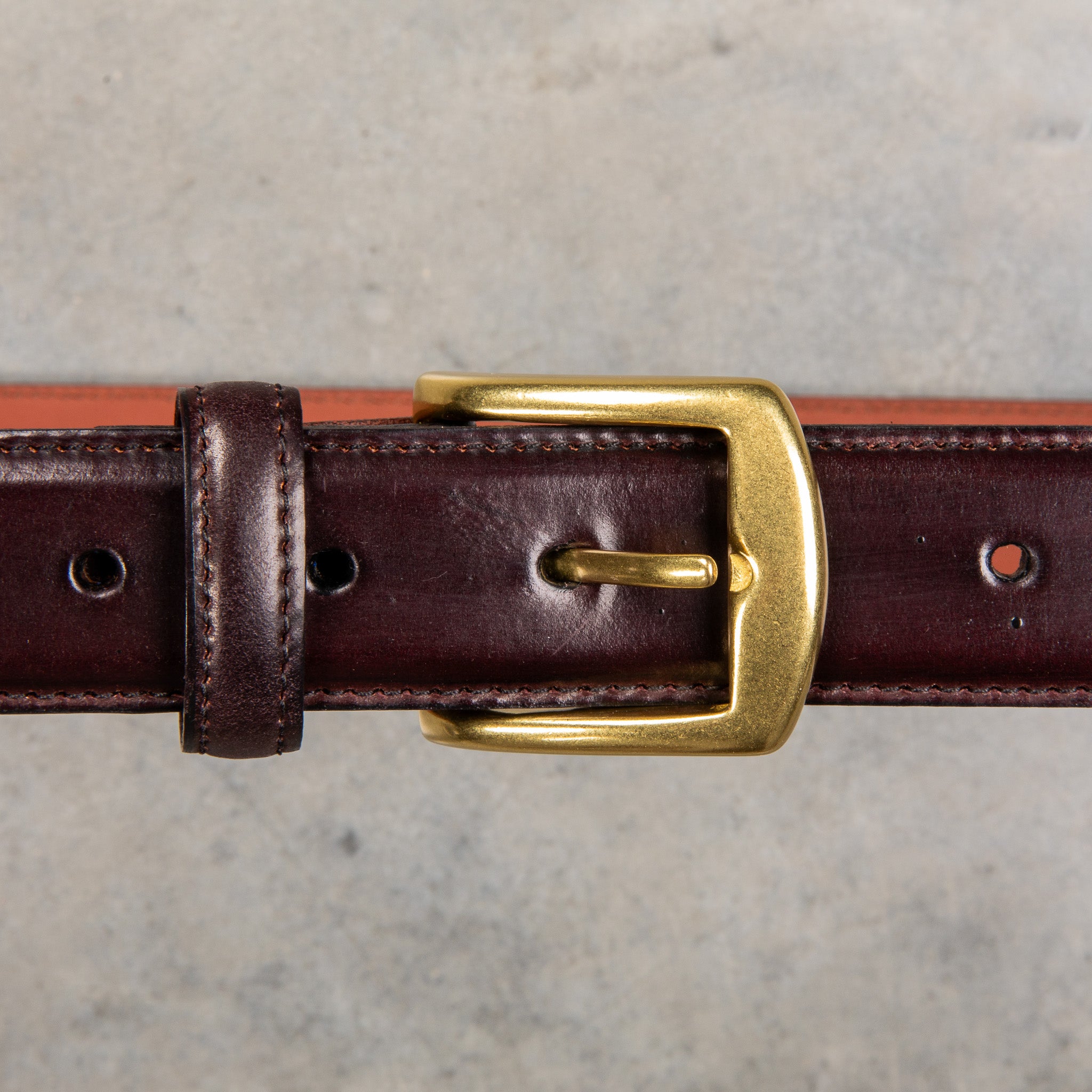 Alden Cordovan 8 Belt Gold Buckle Frans Boone Store