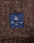 Finamore x Frans Boone Shacket Herringbone Brown